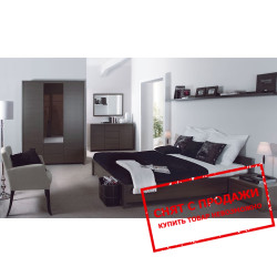 Модульная спальня Каспиан / Kaspian Дуб милано тёмный Мебель БРВ